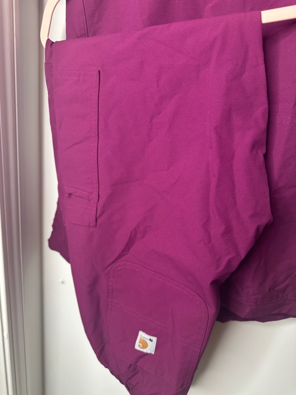 Carhartt Plum Purple V-Neck Scrub Top - Picture 5 of 5